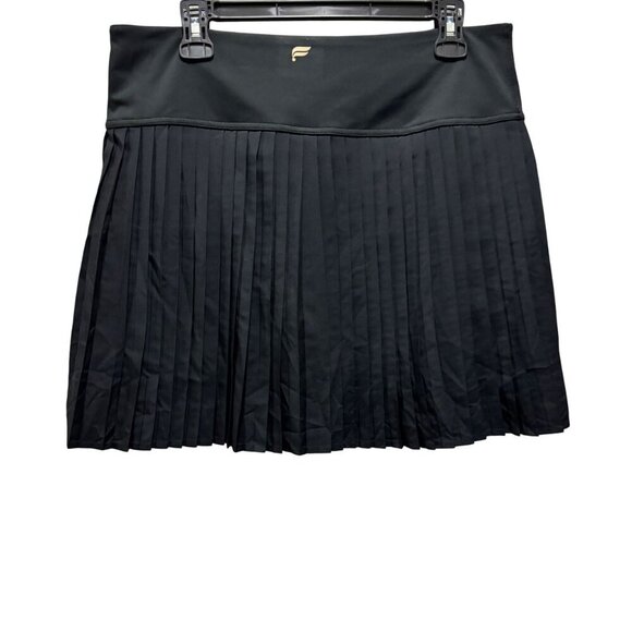 Fabletics Womens Hot Shot Pleated Black Skirt With Built-In Shorts Size XL - Picture 4 of 7